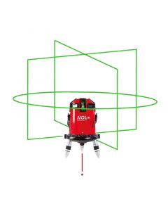 Niveau laser croix SCGP5 5 points à faisceaux verts 