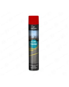 Bombe de peinture soppec tracing rouge traceur de chantier