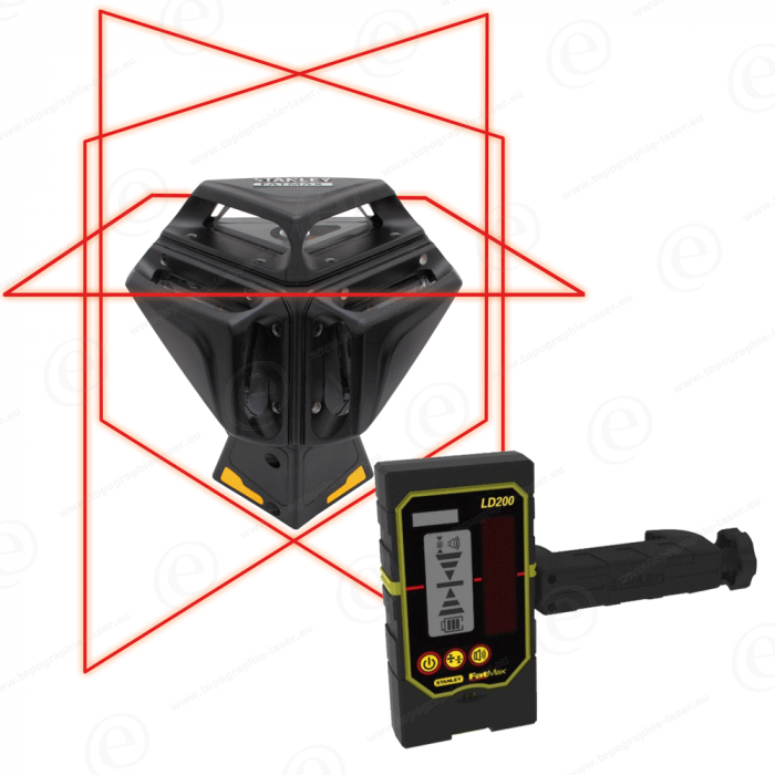 Kit Niveau laser Multiligne X3R 360° ROUGE+ Accesoires + Malette - STANLEY  - Manubricole
