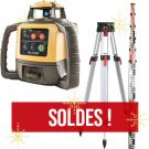 Niveau laser rotatif TOPCON RLH5A en pack avec trépied et mire alu